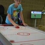 airhockey tijdens gamekamp